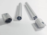 Flaches silbriges strukturelles Aluminiumcasting des schlauch6063-t5 für Werktisch/Wagen