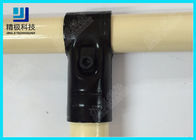 Justierbares Metallgelenk für Rohr-Gestell, T-artiges schwarzes Schlauchgelenk HJ-1 der Stärke-23mm