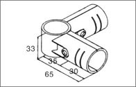 Hohe glatte wiederverwendete Metallrohrverbinder/Metallfitting für Rohr-Racking